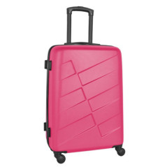 Valise 67 cm abs rose fuschia
