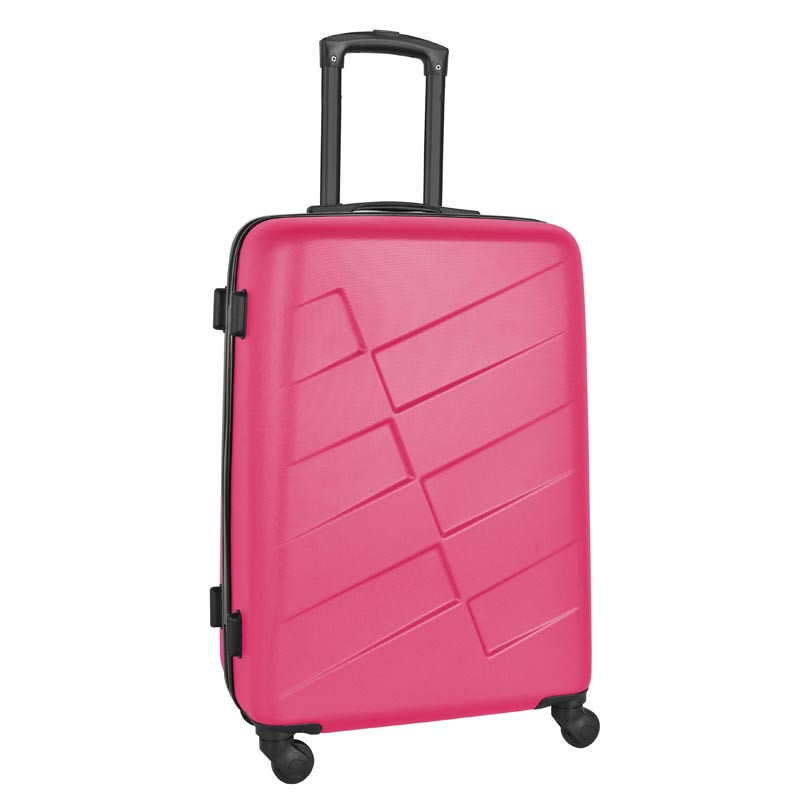 Valise 67 cm abs rose fuschia