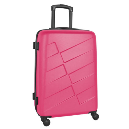 Valise 77 cm abs rose fuschia