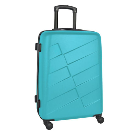Valise 77 cm abs bleu turquoise