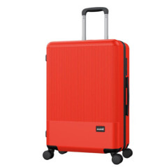 Valise 77 cm abs rouge