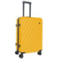 Valise 67 cm abs jaune moutarde
