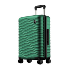 Valise 67cm abs vert metallise