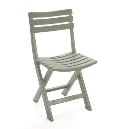 Chaise pliante plastique vert
