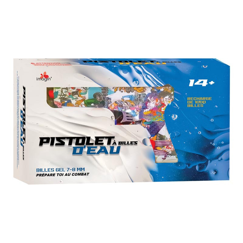 Pistolet 23cm a billes d'eau