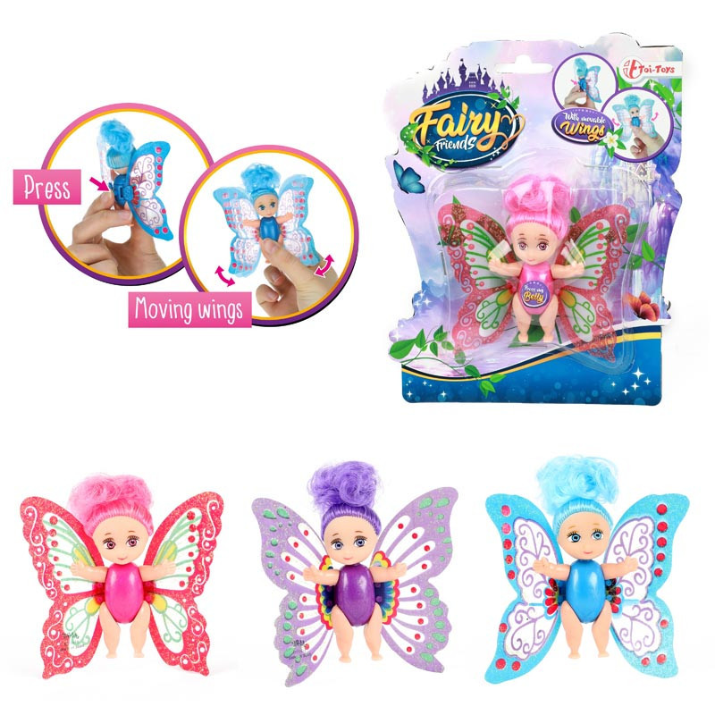 Poupee fee 8cm ailes