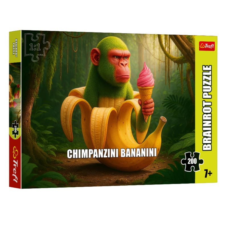Puzzle 200p brainrot chimpanzini