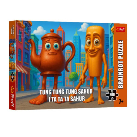 Puzzle 200p brainrot tung tung/t