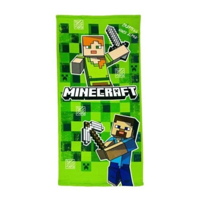 Serviette de plage minecraft
