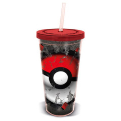 Gobelet paille 685 ml pokemon
