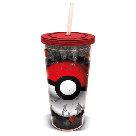 Gobelet paille 685 ml pokemon