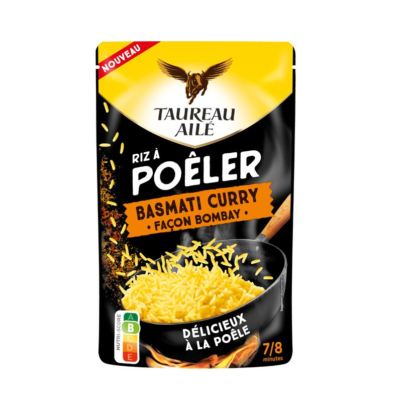 Riz basmati curry a poeler 375g