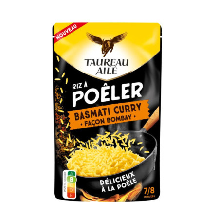 Riz basmati curry a poeler 375g