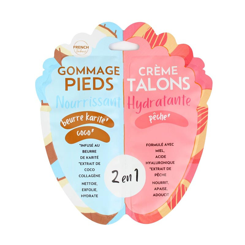 Gommage/gel hydratant pieds