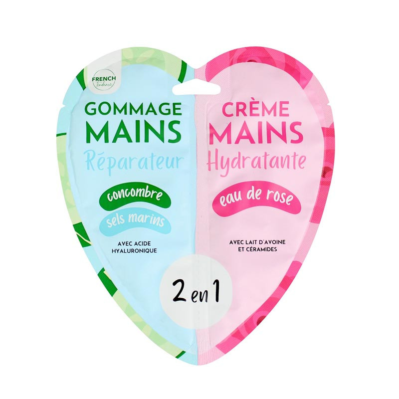 Gommage/creme hydratante mains