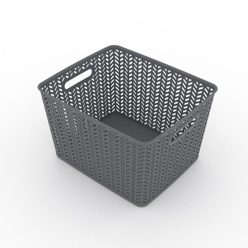 Paniere de rangement chevron