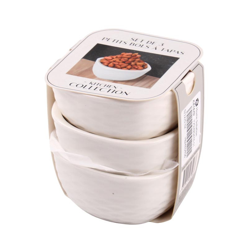 Set de 3 petits bols a tapas
