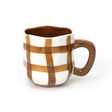 Mug a carreau irreguliers 2 ass