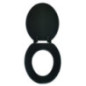 Abattant wc mousse noir 36x39cm