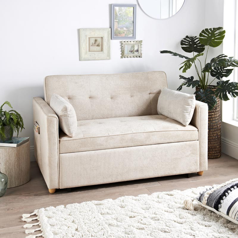 Canape convertible + 2 coussins