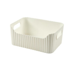 Paniere de rangement blanc