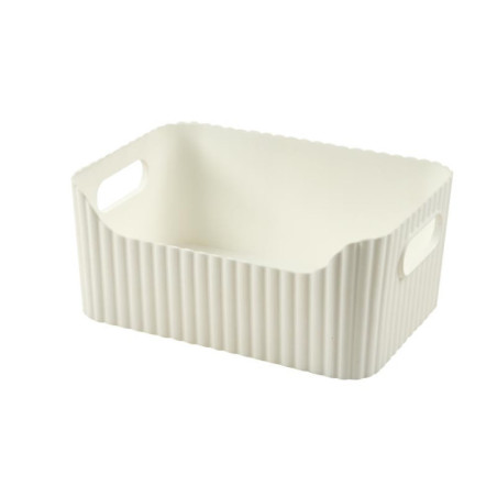 Paniere de rangement blanc