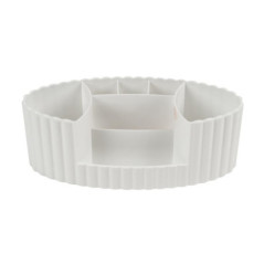 Presentoir a maquillage blanc