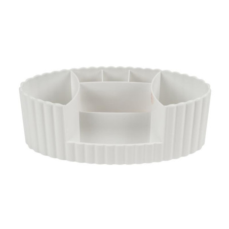 Presentoir a maquillage blanc