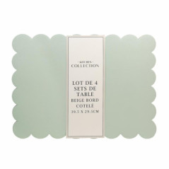 Lot de 4 sets de table lisere