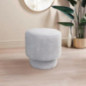 Pouf 2 en 1 gris clair