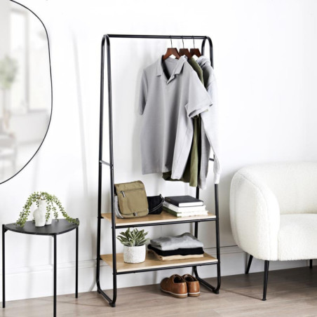 Penderie noir / bois