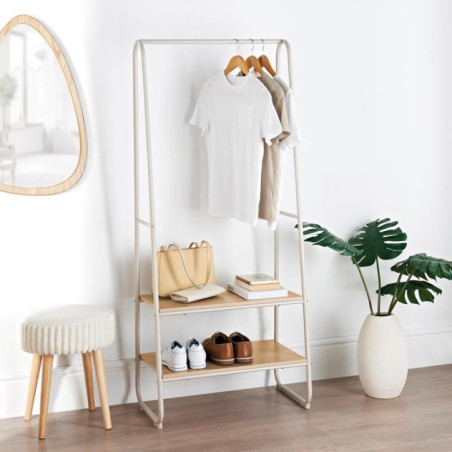 Penderie modulable 2 etageres cr