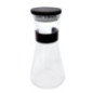 Carafe en verre strie