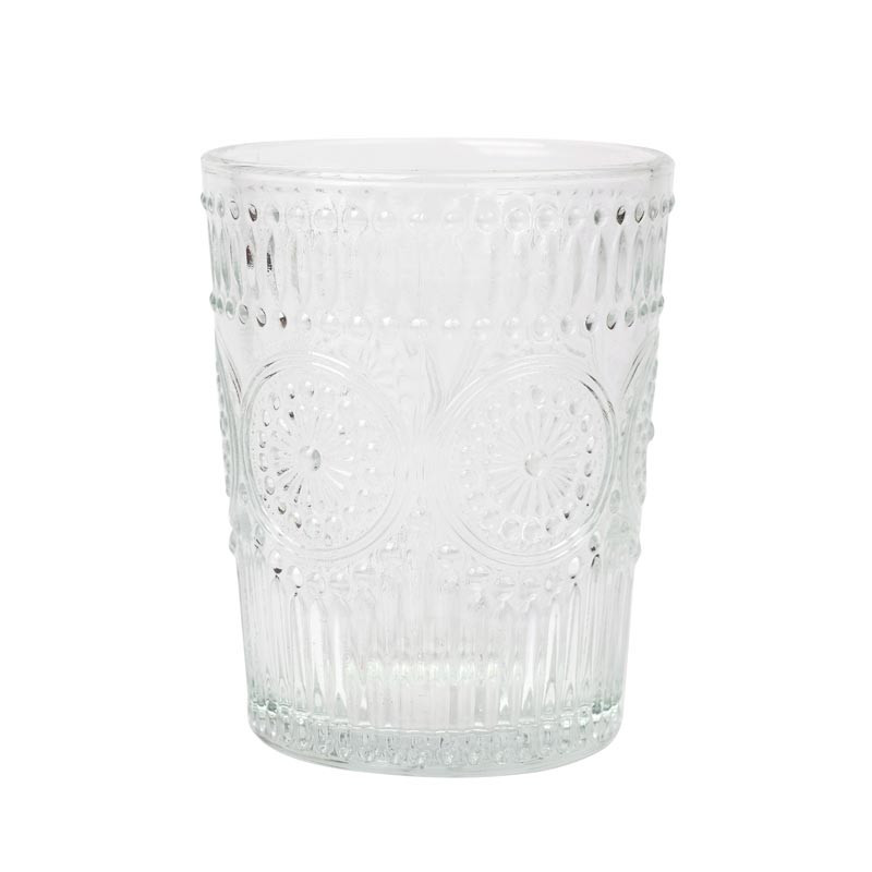 4 verres bas tournesol