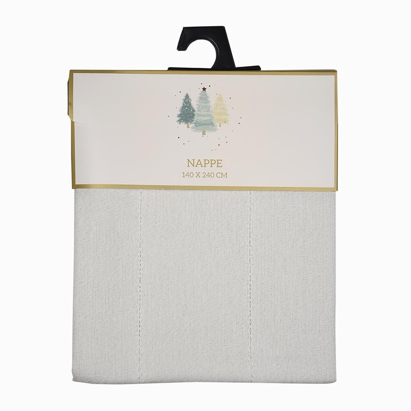 Nappe tissee paillete/brodee 140