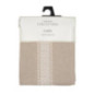 Nappe taupe et motifs creme