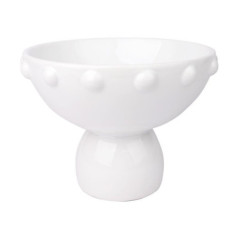 Corbeille a fruit blanc et motif