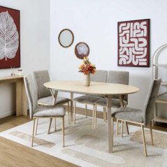 Table extensible 6 a 8 pers terr