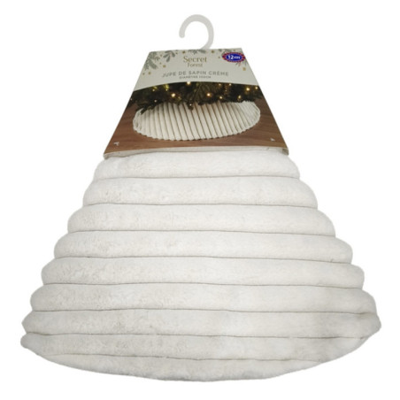 Jupe de sapin creme stripe