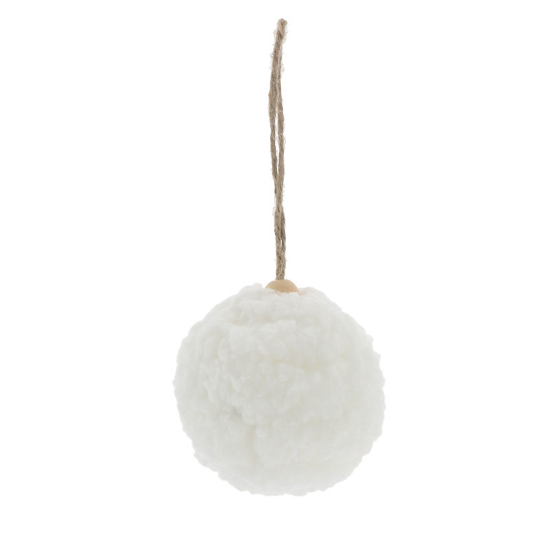 Pack de 6 boules pompom boucle