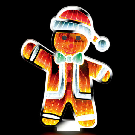 Miroir inifini led pain d'epice