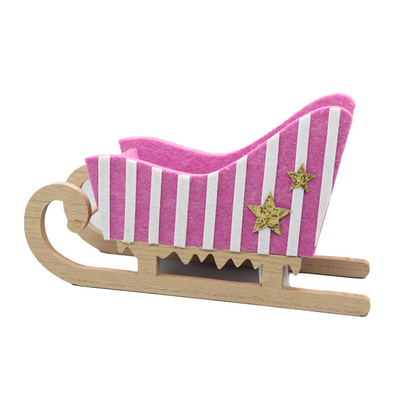 Luge rose avec etoile