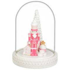 Cloche led avec caisse noisette