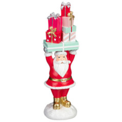 Pere noel avec cadeaux h25cm