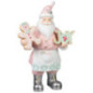 Pere noel rose avec pain d'epice