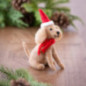 Chiens en noel a suspendre