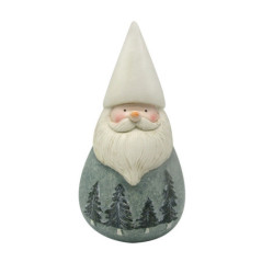 Pere noel deco vert sauge