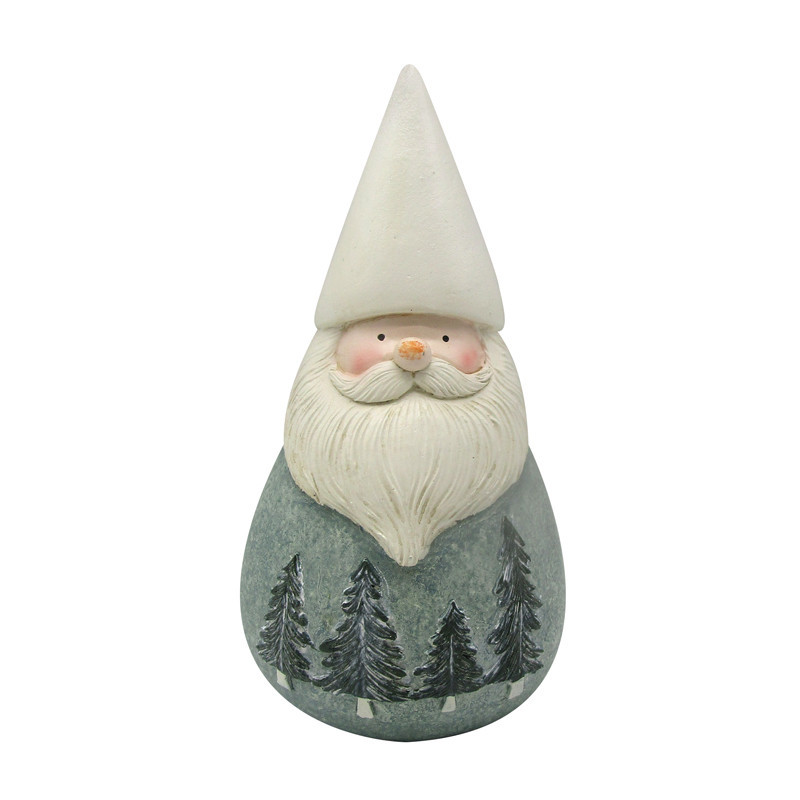 Pere noel deco vert sauge