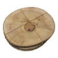 Sets de table rond bois d33cm x2