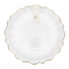 Assiette dessert en verre